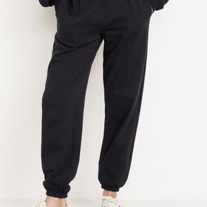 Old Navy Women's High-Waisted So-Comfyy Black Joggers